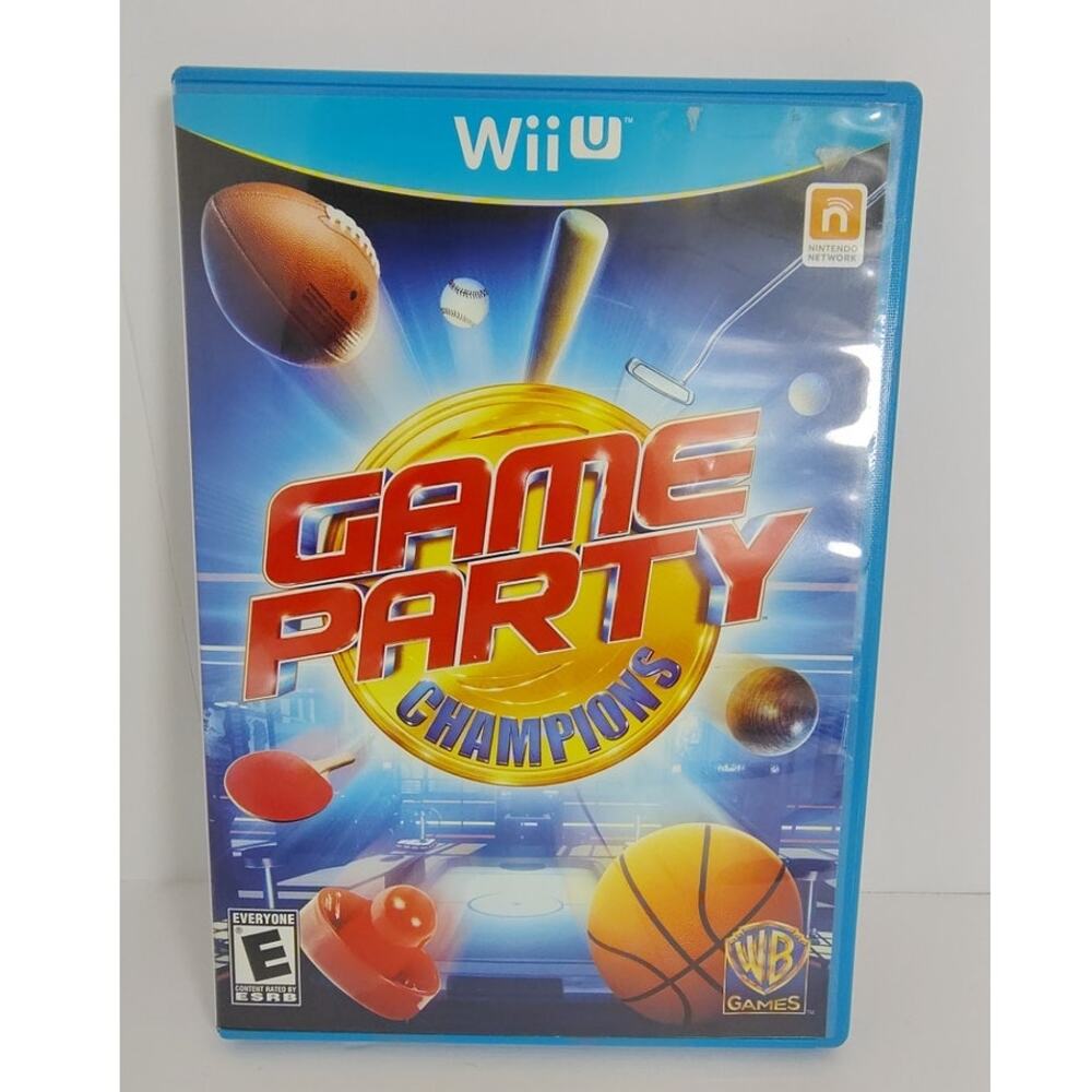Nintendo Wii U Game Party Champions Video Game Sports Football Baseball